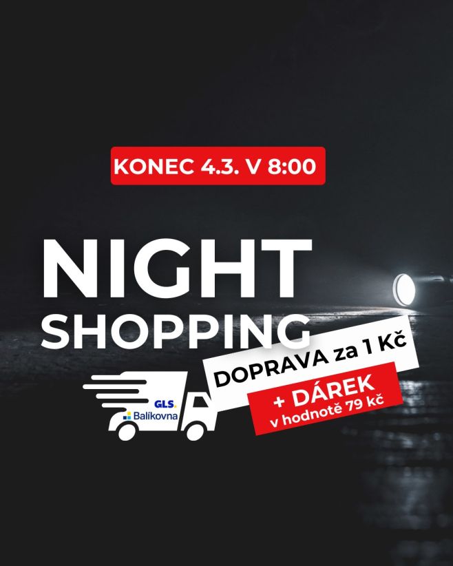 Noc je mladá. A naše akce taky. 🌙🔥 Night Shopping u Nutsman! 📦 Doprava GLS / Balíkovna za 1 Kč 🎁 Nákup nad 1 000 Kč =...