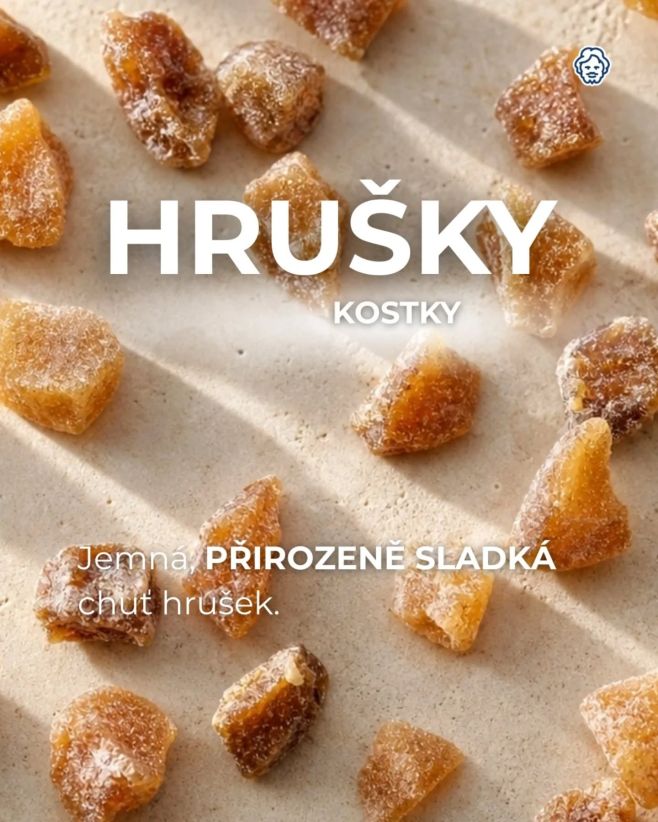 🍐 NOVINKA: Hrušky kostky NATURAL Sladké, měkké a plné ovocné chuti. Naše hruškové kostky jsou skvělé jen tak na zobání, do...