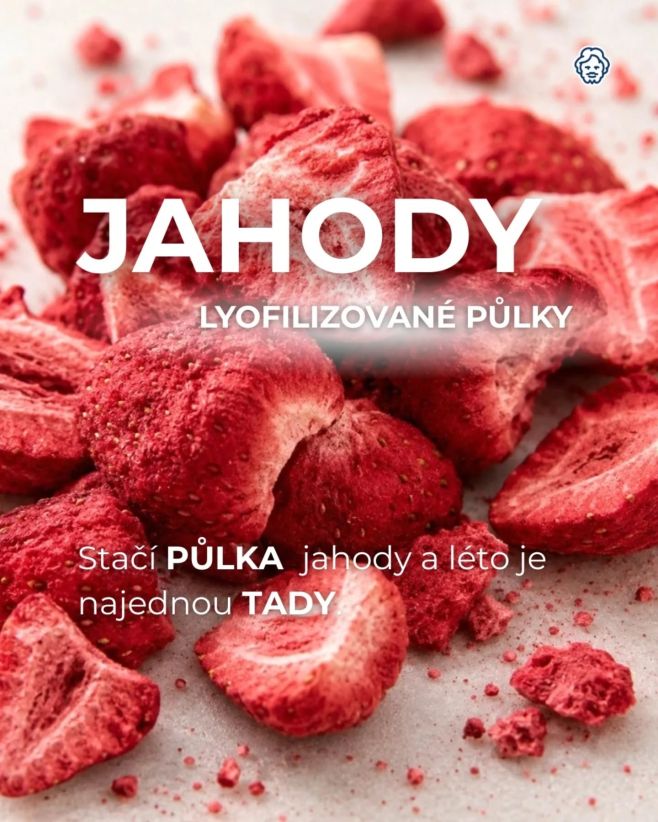🍓 NOVINKA: Lyofilizované jahody půlky Pro mě jsou jahody vůní léta. Tyhle navíc díky sušení mrazem krásně křupnou a...