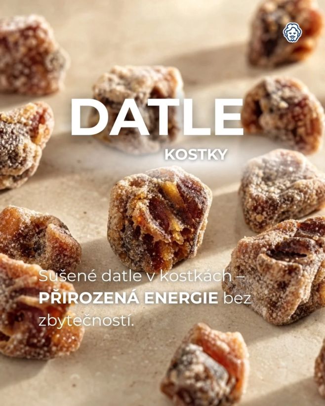 🍯 NOVINKA: Datle kostky NATURAL 🍯 Když přijde chuť na sladké, nemusíš sahat po bonbonu. Tyhle datlové kostky jsou...