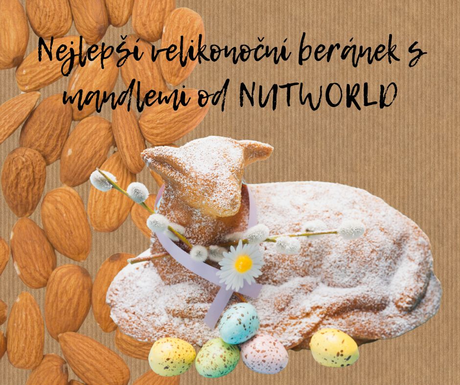 Velikonoční beránek s mandlemi