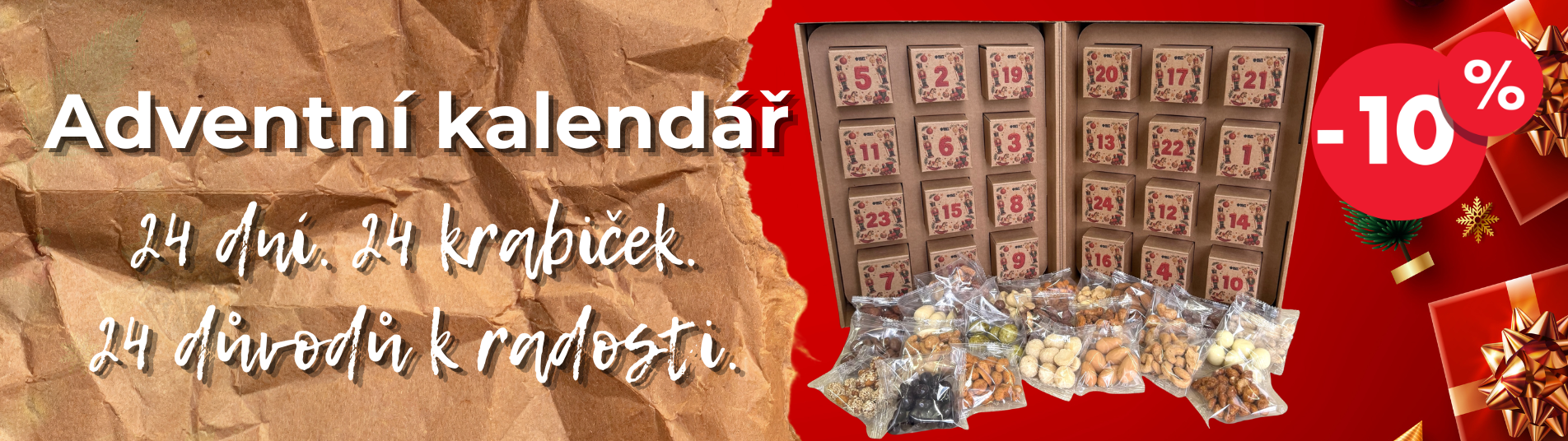 Adventní kalendáře plné chuti a radosti