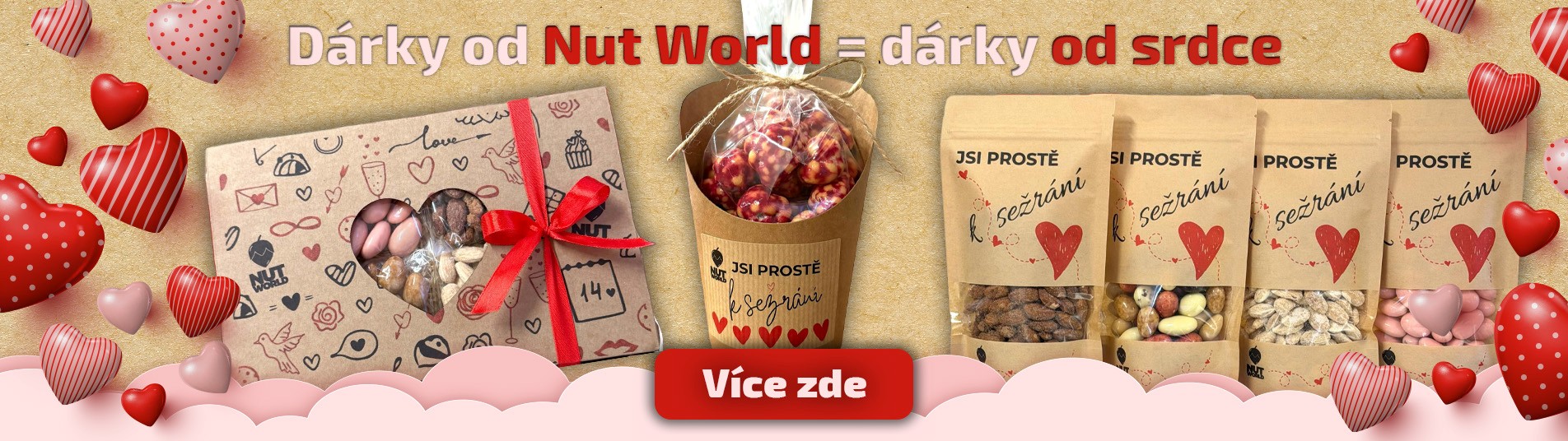 Valentýnské dárky od srdce