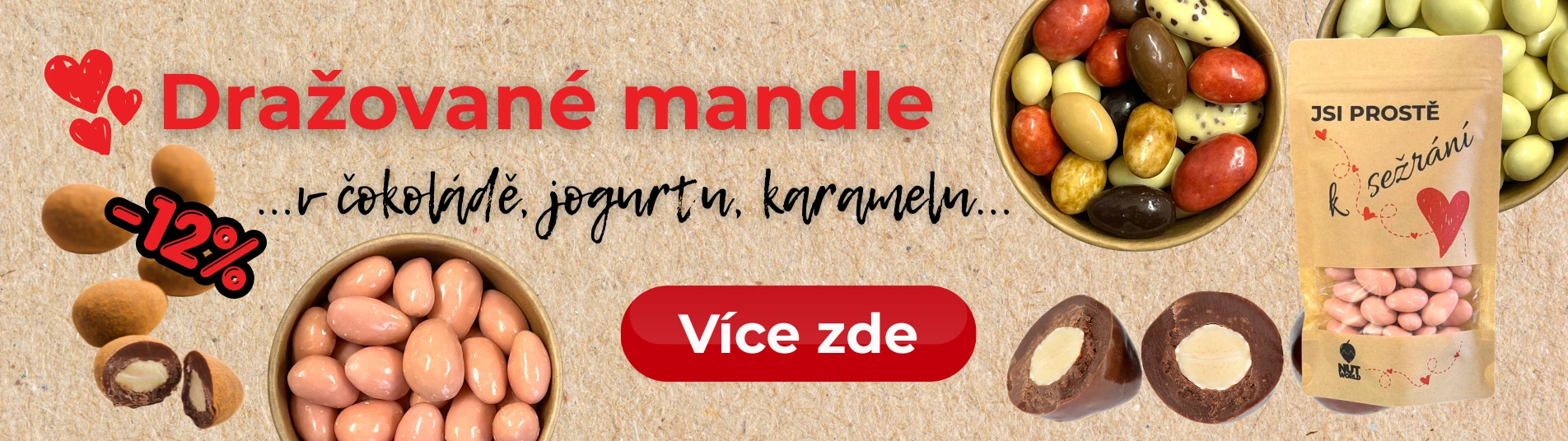 Produkt měsíce - dražované mandle