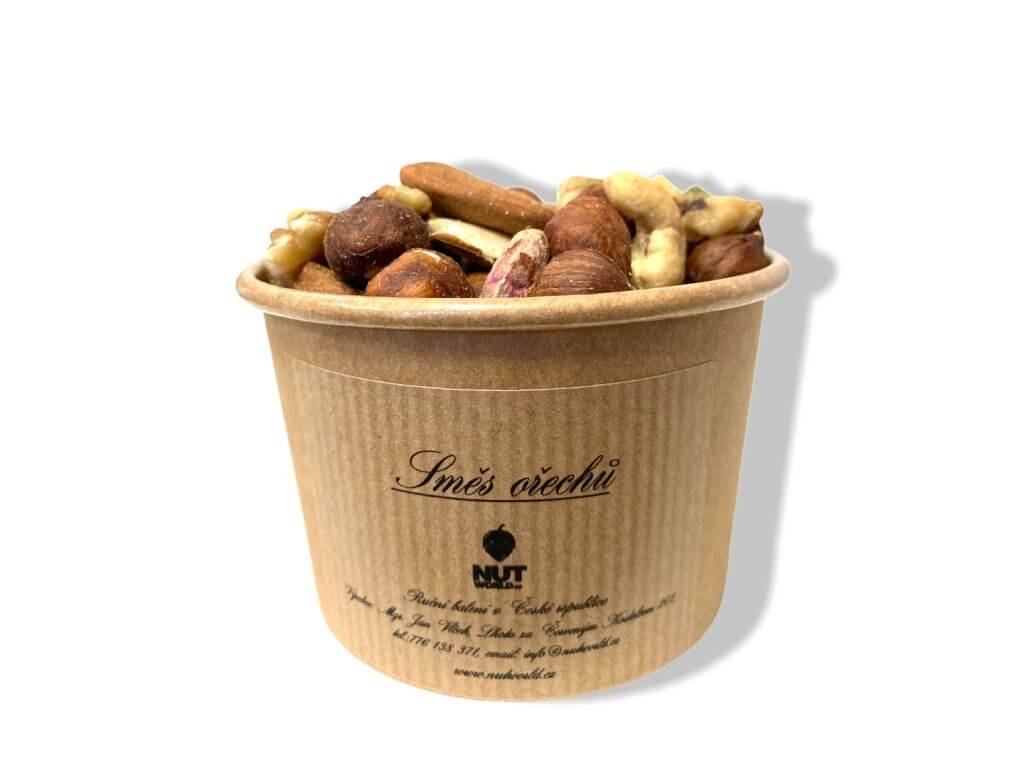 Směs ořechů natural v EKO kelímku 100g nutworld