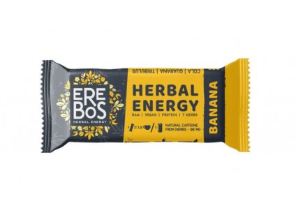 ERE BOS herbal energy proteinová tyčinak banánová 35g