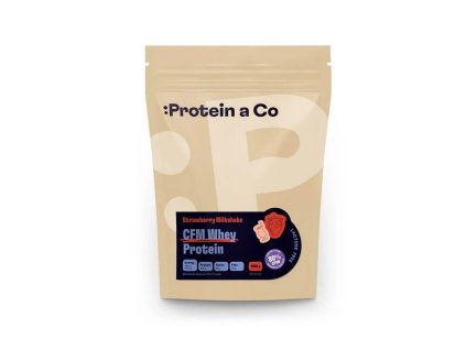 CFM Whey protein strawberry milkshake BEZLAKTOZOVÝ 1kg