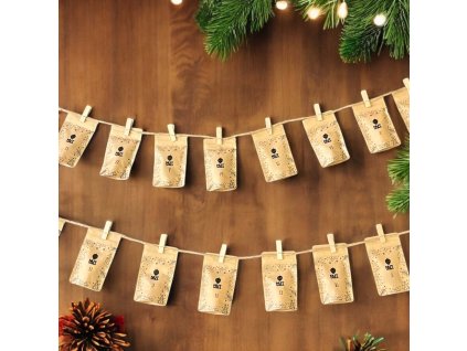 adventní kalendář sáčky na pověšení
