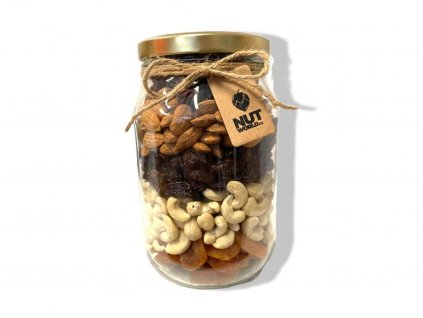Ořechy a sušené ovoce ve sklenici 1Kg nutworld