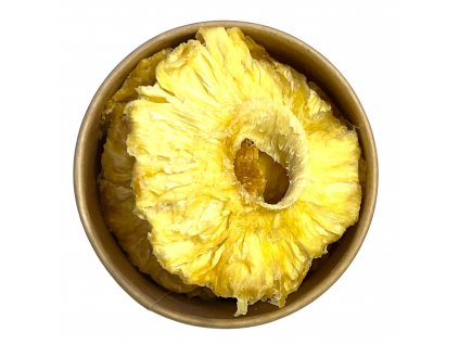 Ananas kroužky sušené ovoce bez SO2, bez přidaného cukru