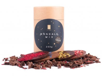 LYRA Čokoláda MANDALA MIX HOŘKÁ A MLÉČNÁ 200g nutworld