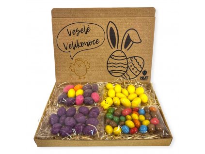 Velikonoční ořechová krabička 4x80g nutworld