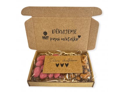 dárková krabička 2x50g pro paní učitelku