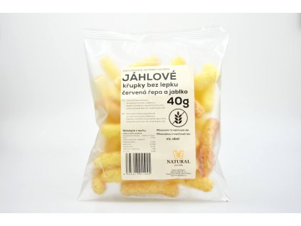 jahlove krupky bez lepku cervena repa a jablko 40g nutworld