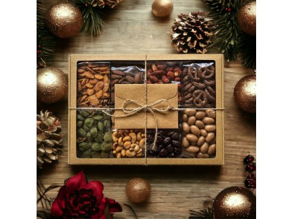 dárková ořechová krabice různá gramáž
