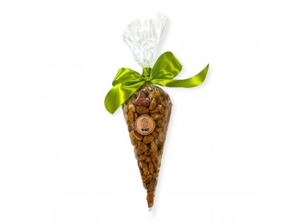 ořechový kornout ořechy v medu a soli