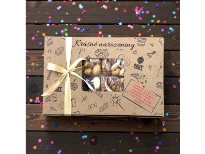 Kásné narozeniny ořechový dárek pro každého 4x80g