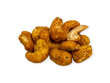 kešu pražené s česnekem a rozmarýnem