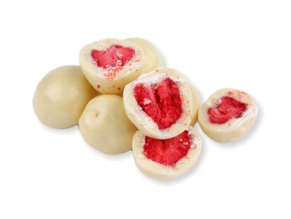 Lyofilizované jahody v jogurtové čokoládě 200g nutworld