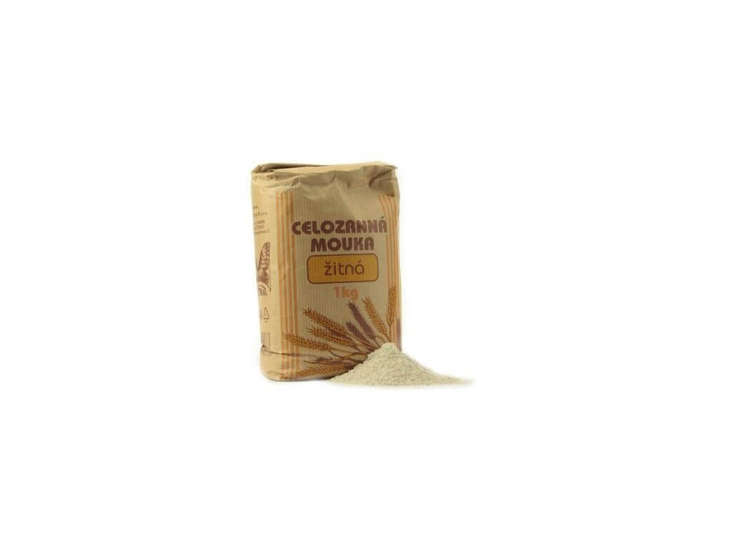 Levně Mouka celozrnná žitná - Natural 1000g