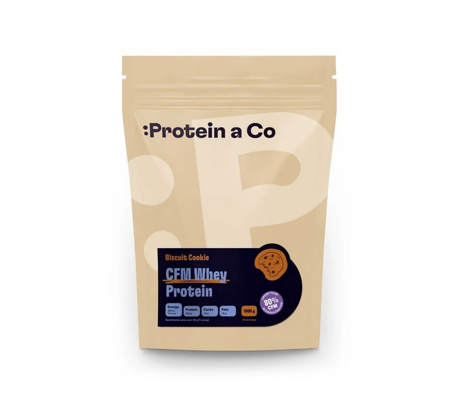 Levně ProteinaCO WHEY PROTEIN 80 1kg biscuit cookie