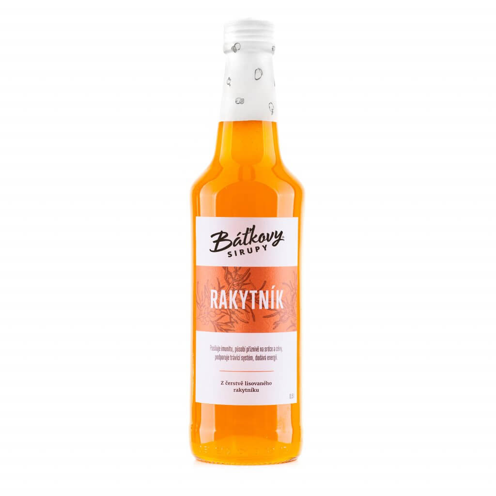 Levně Sirup Rakytník - Báťkovy sirupy 0,5 l