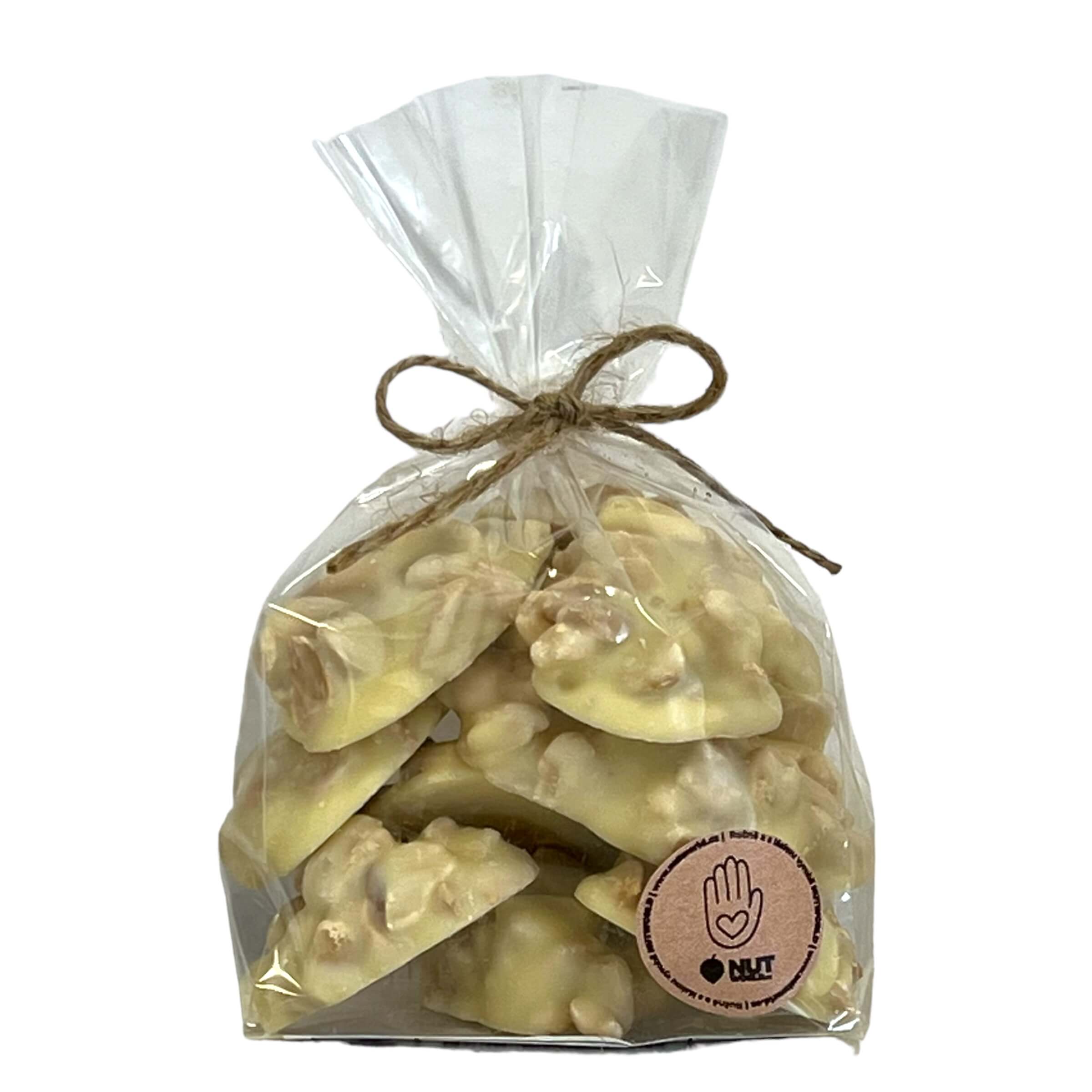 Levně Arašídové hrudky v celofánku - Bílá čokoláda 150g