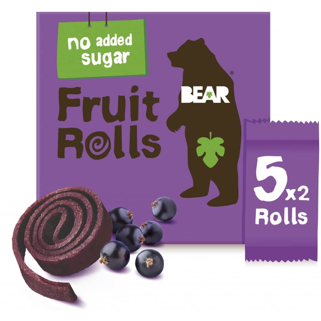 Levně Bear Fruit Rolls ČERNÝ RYBÍZ 5x20g