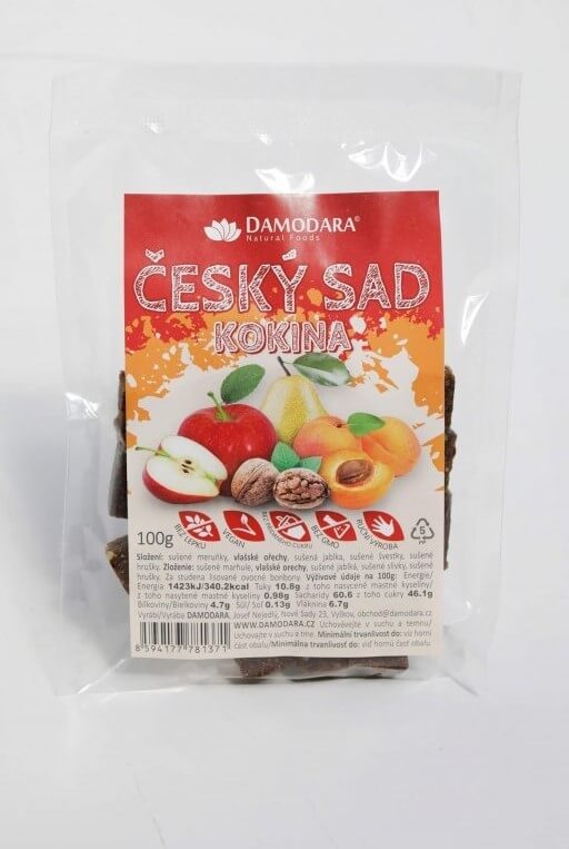 Levně Damodara Ovocná Kokina - Český sad 100g