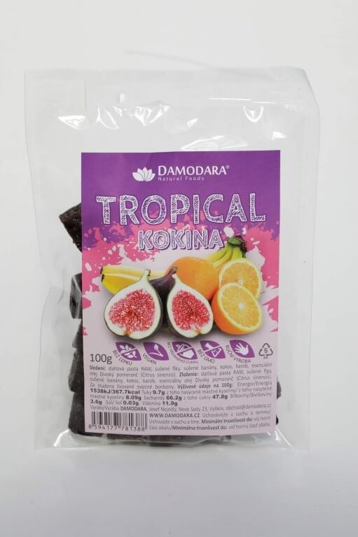 Levně Damodara Ovocná Kokina - Tropical 100g
