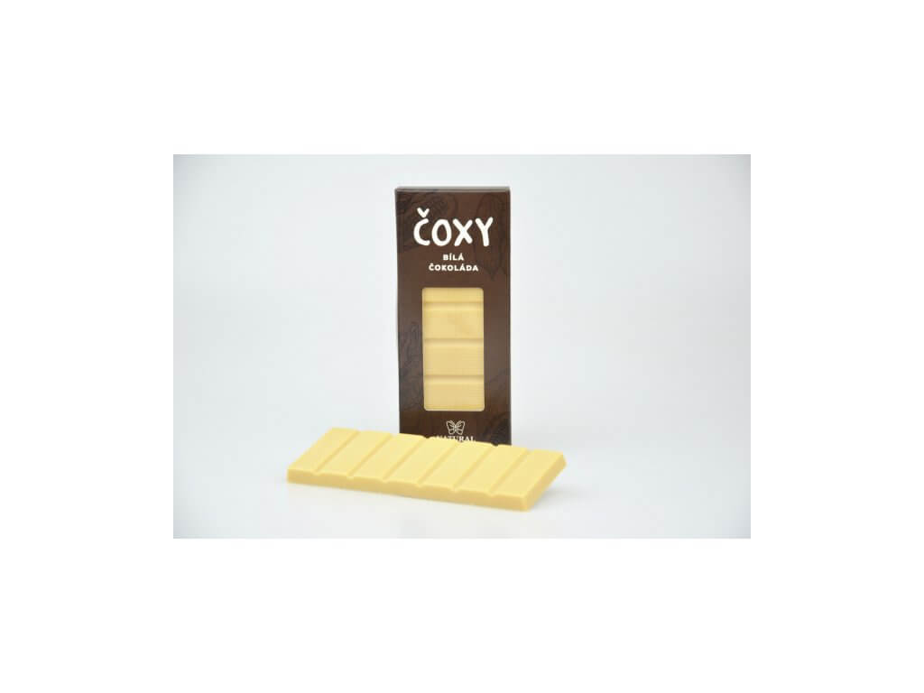 Levně ČOXY - bílá čokoláda s xylitolem - Natural 50g