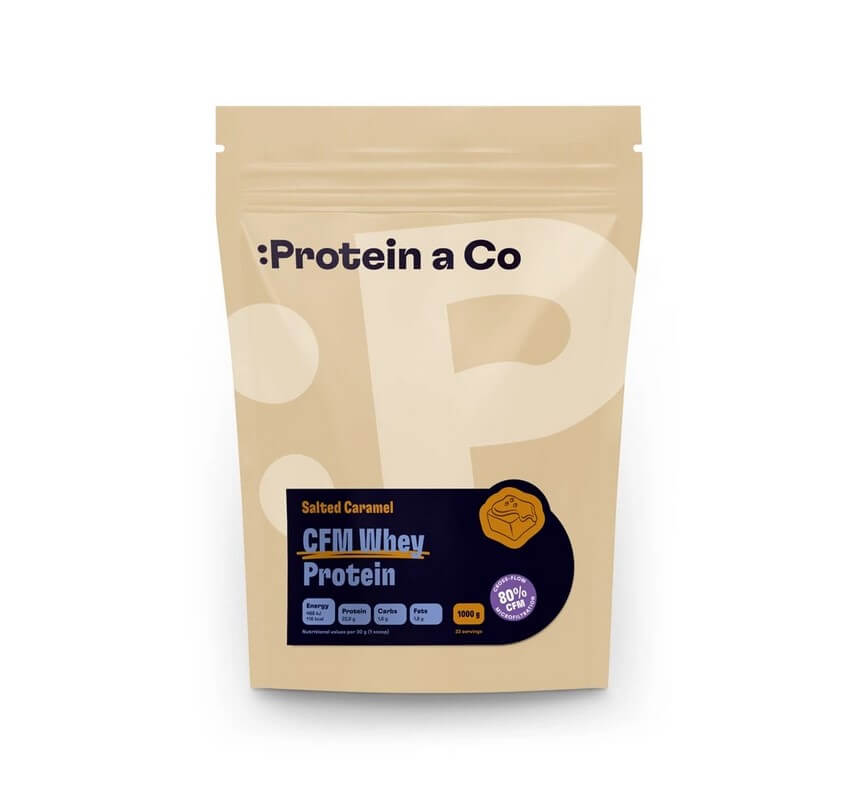 Levně ProteinaCO WHEY PROTEIN 80 1Kg slaný karamel