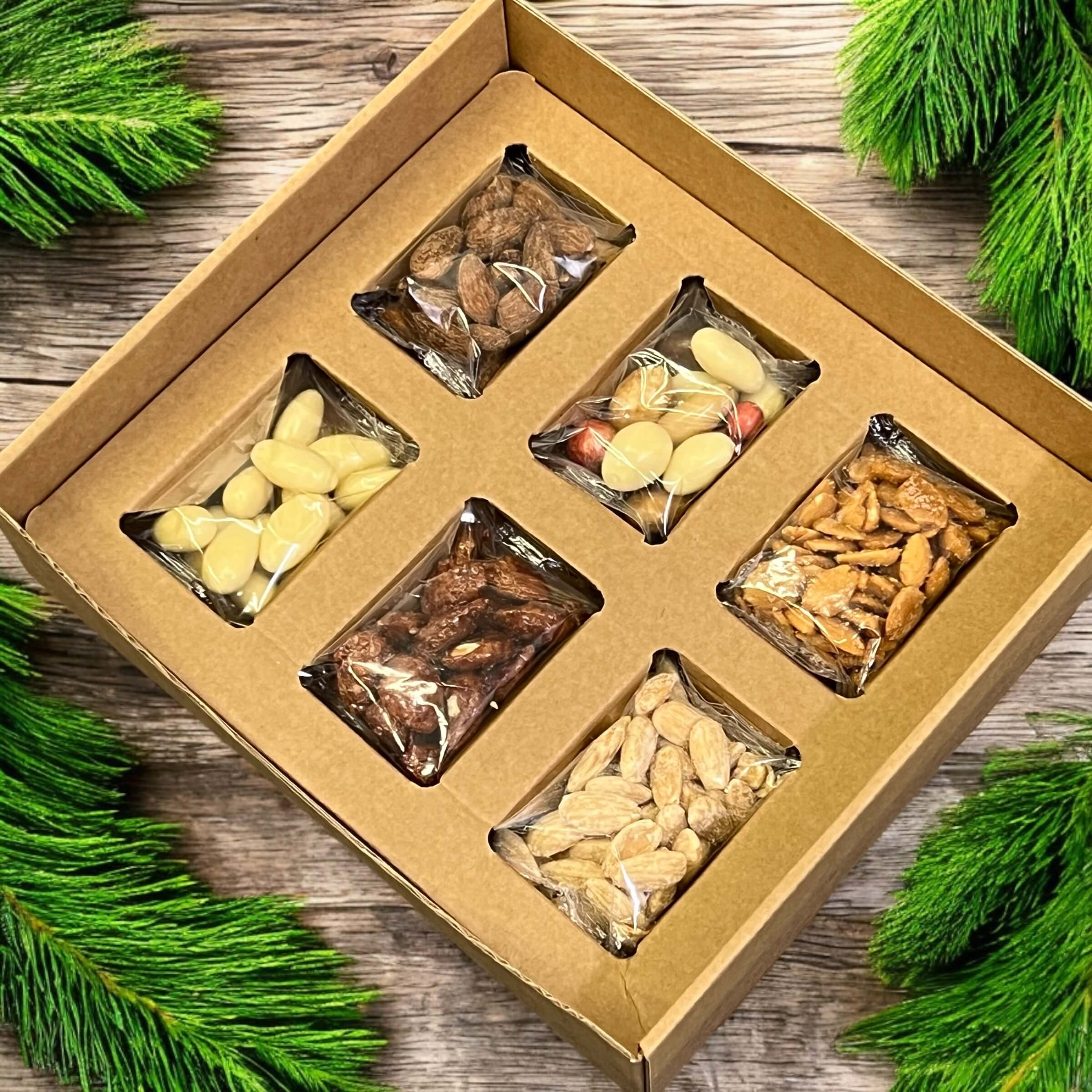 Firemní dárek 6 x 50g OŘECHOVÝ VÝBĚR