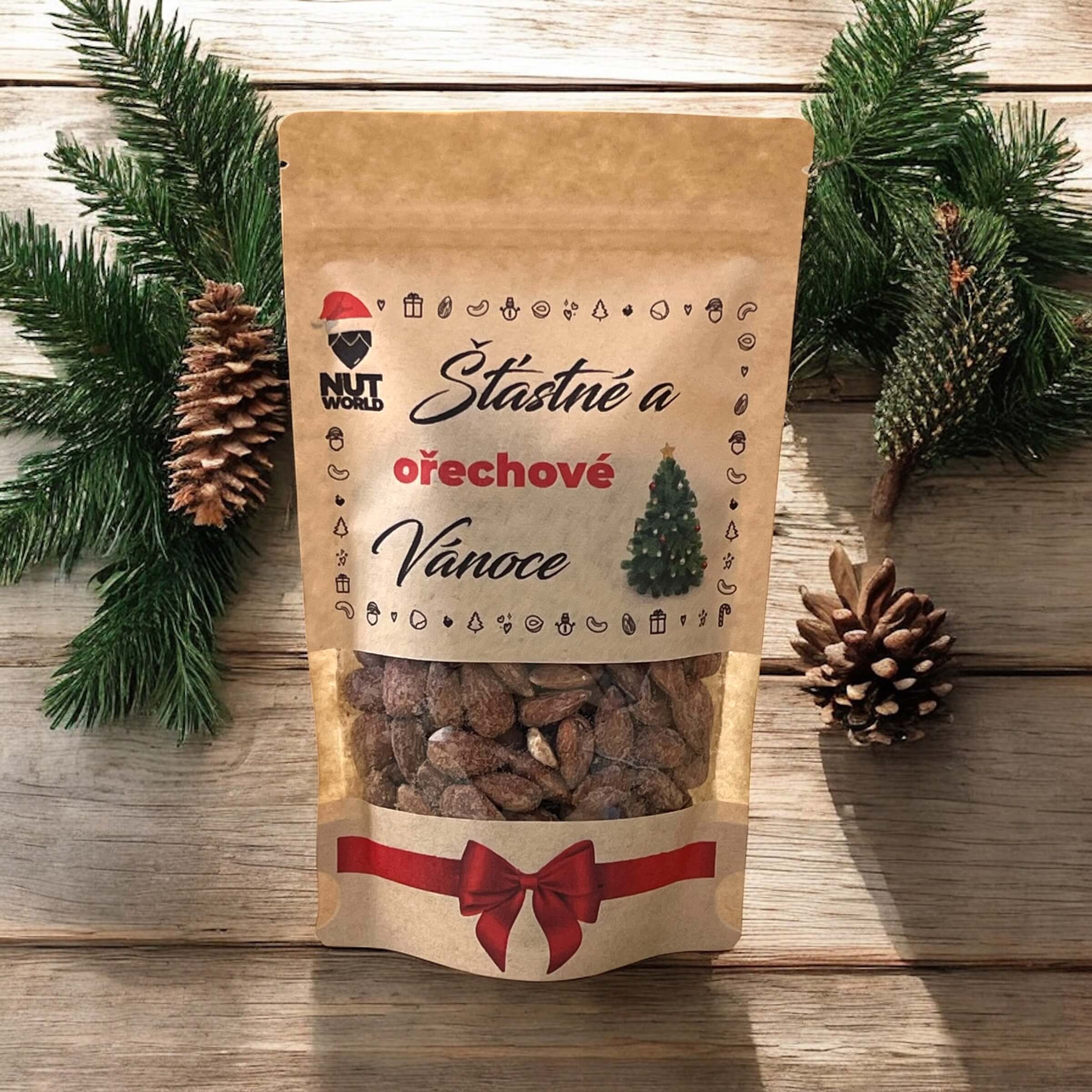 Vánoční mandle uzené 200g
