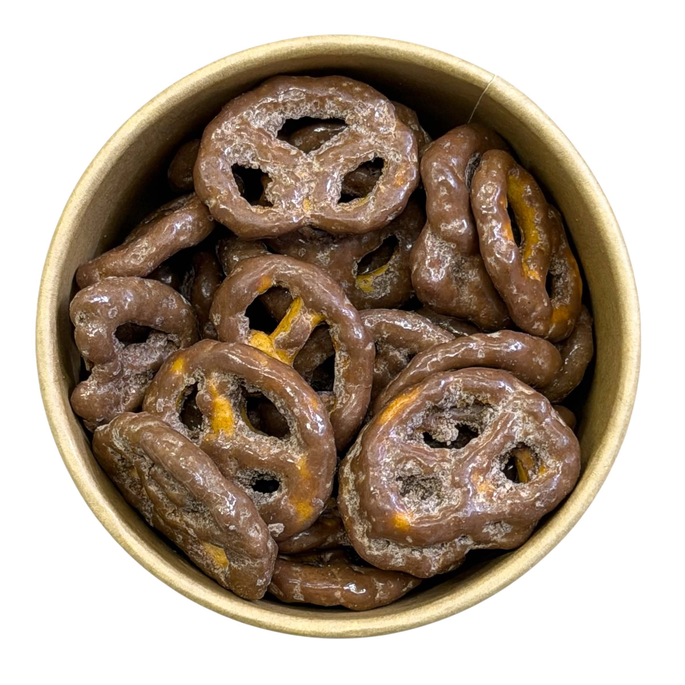 Levně Preclíky v mléčné čokoládě se slaným karamelem Množství:: 1 Kg