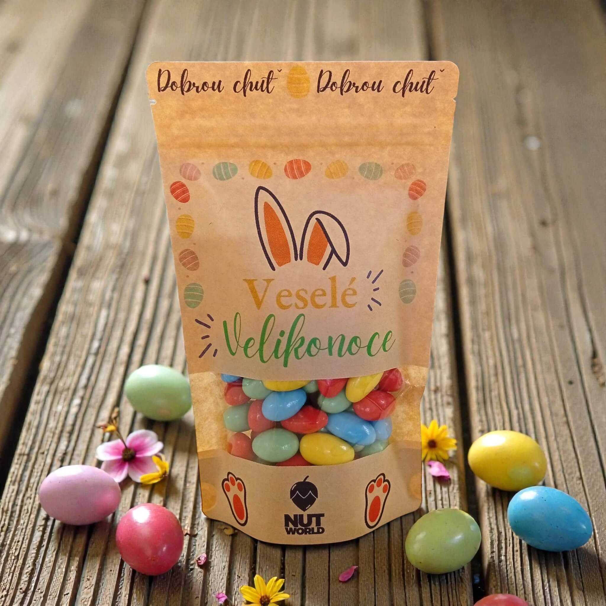 Levně VELIKONOČNÍ mandle v polevě s jogurtem 200g