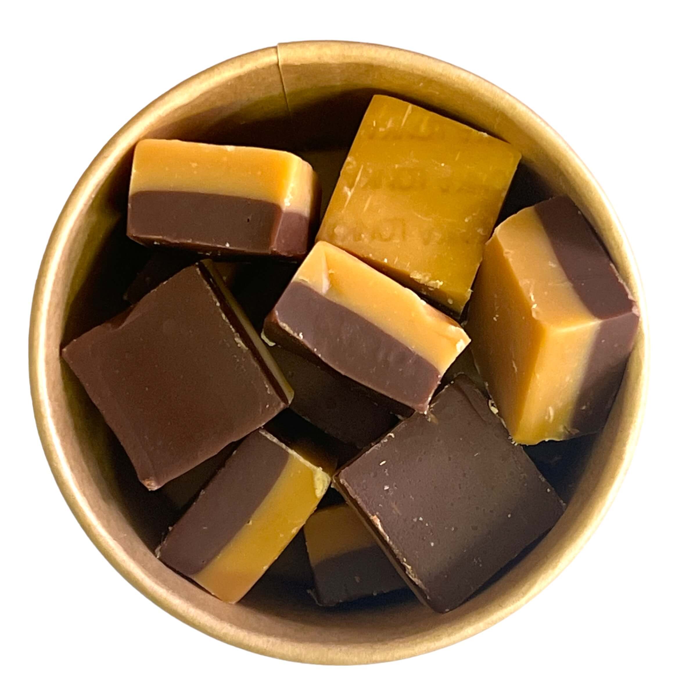 Levně Karamelový fondán vanilka a čokoláda Množství:: 1 Kg
