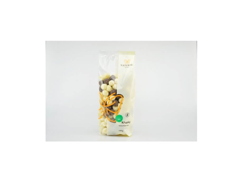 Levně Křupky kukuřičné mix jogurt - čokoláda - Natural 140g
