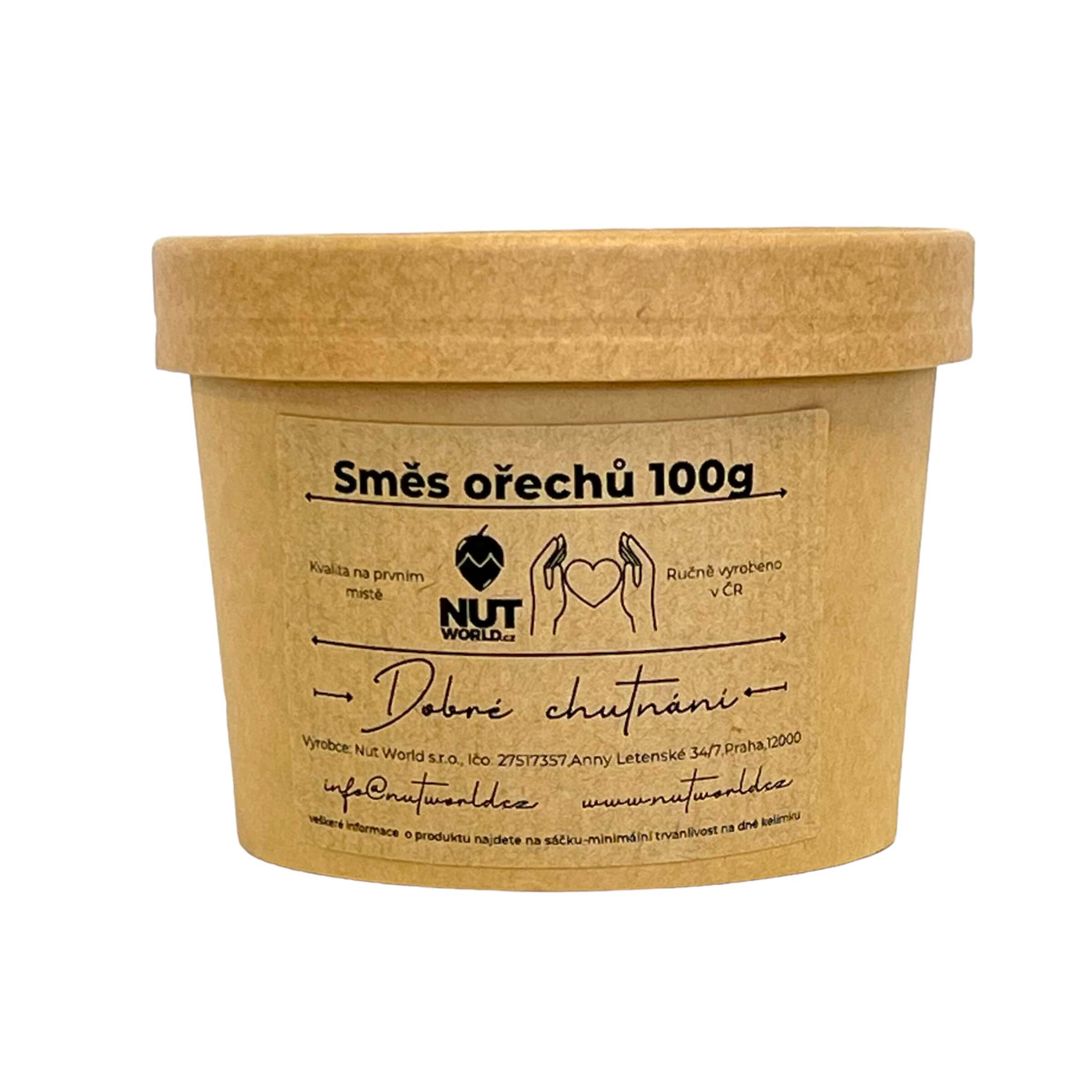 Levně Směs ořechů natural v EKO kelímku 100g