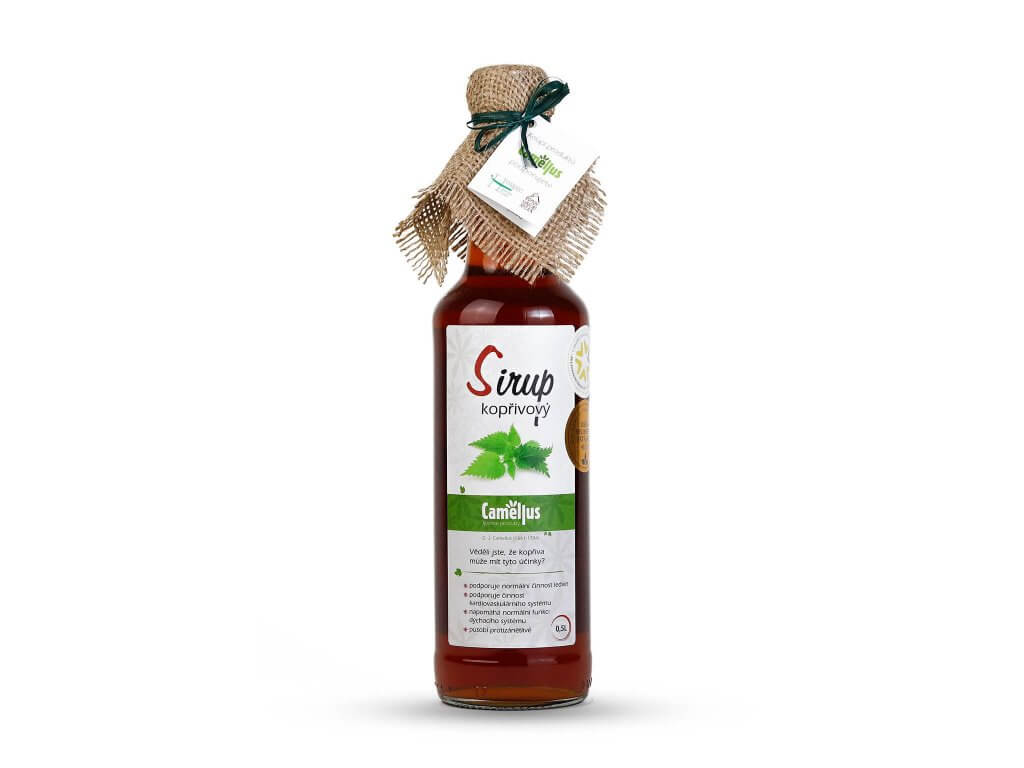 Levně Sirup Camellus Klasik Kopřivový 0,5 l