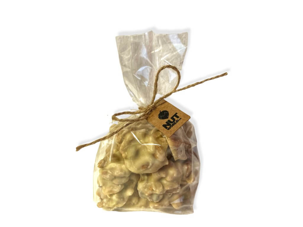 Arašídové hrudky v bílé čokoládě — náhled 3