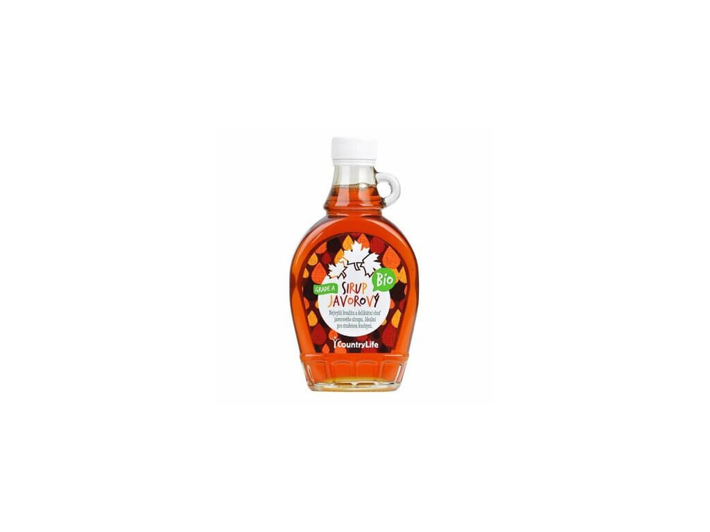 Levně Country life Javorový sirup 250 ml BIO Grade A