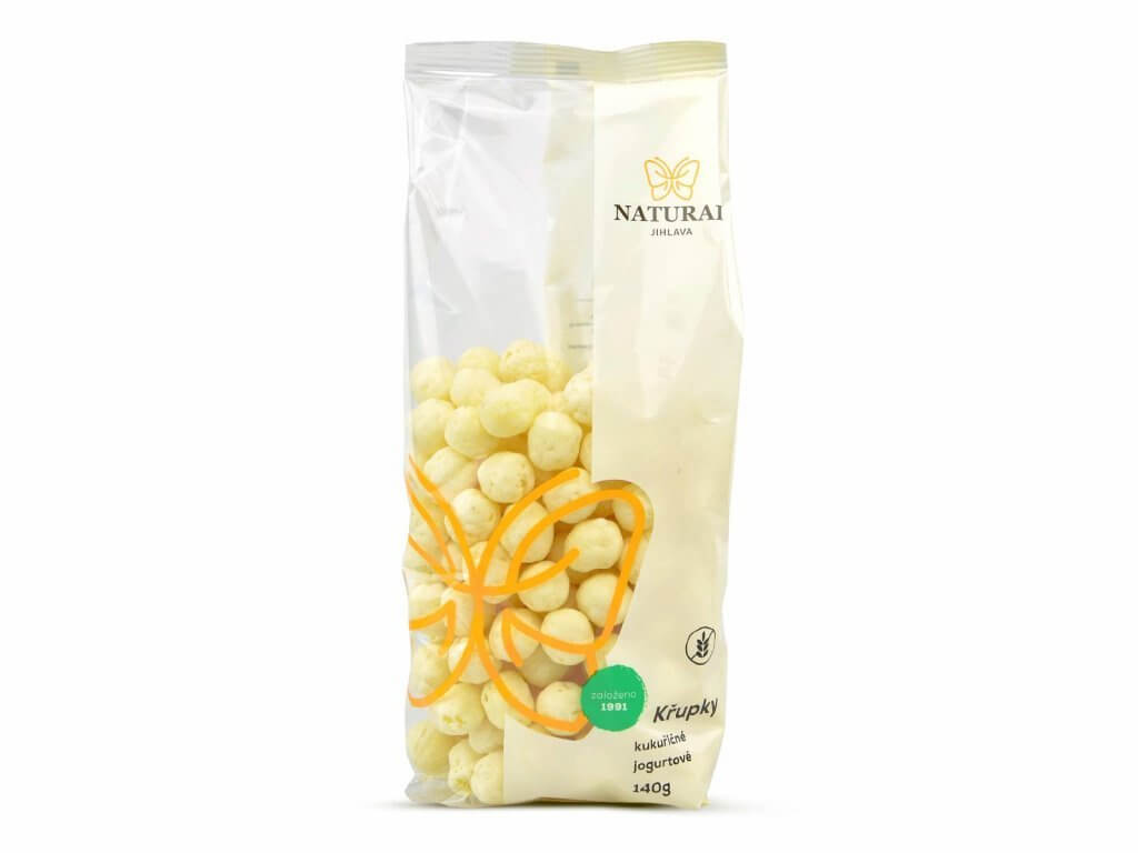 Levně Křupky kukuřičné jogurtové - Natural 140g