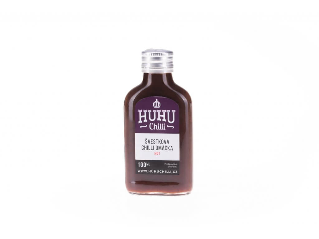 Levně HUHU chilli Švestková chilli omáčka HOT - HUHUCHILLI 100ml