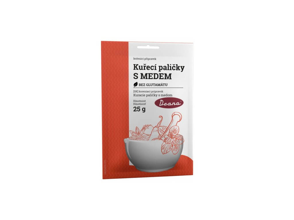 Levně Drana Kuřecí paličky s medem 25g bez glutamátu