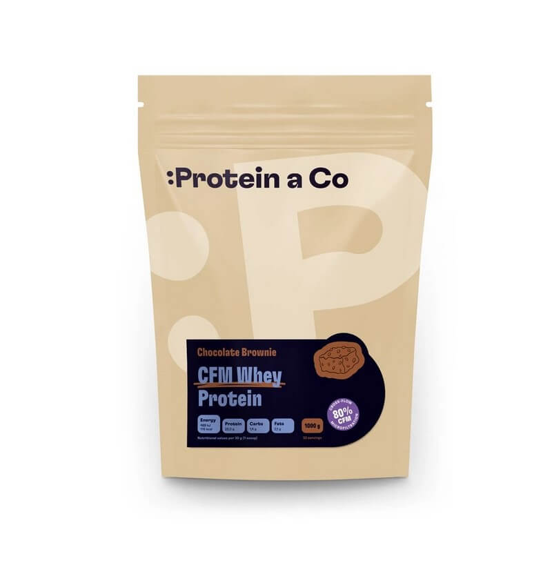 Levně ProteinaCO WHEY PROTEIN 80 1kg chocolate brownie