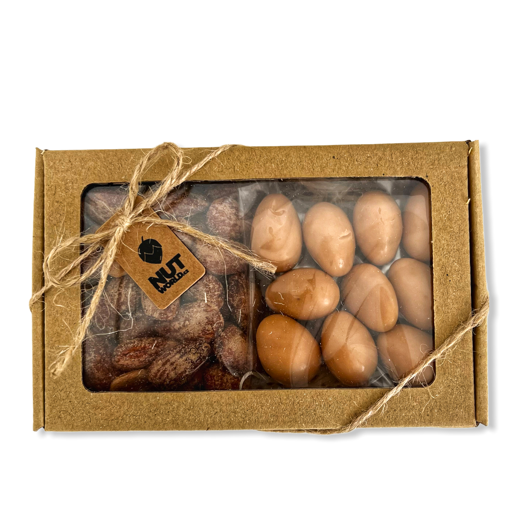 Dárková krabička 2x50g MIX s průhledným víčkem