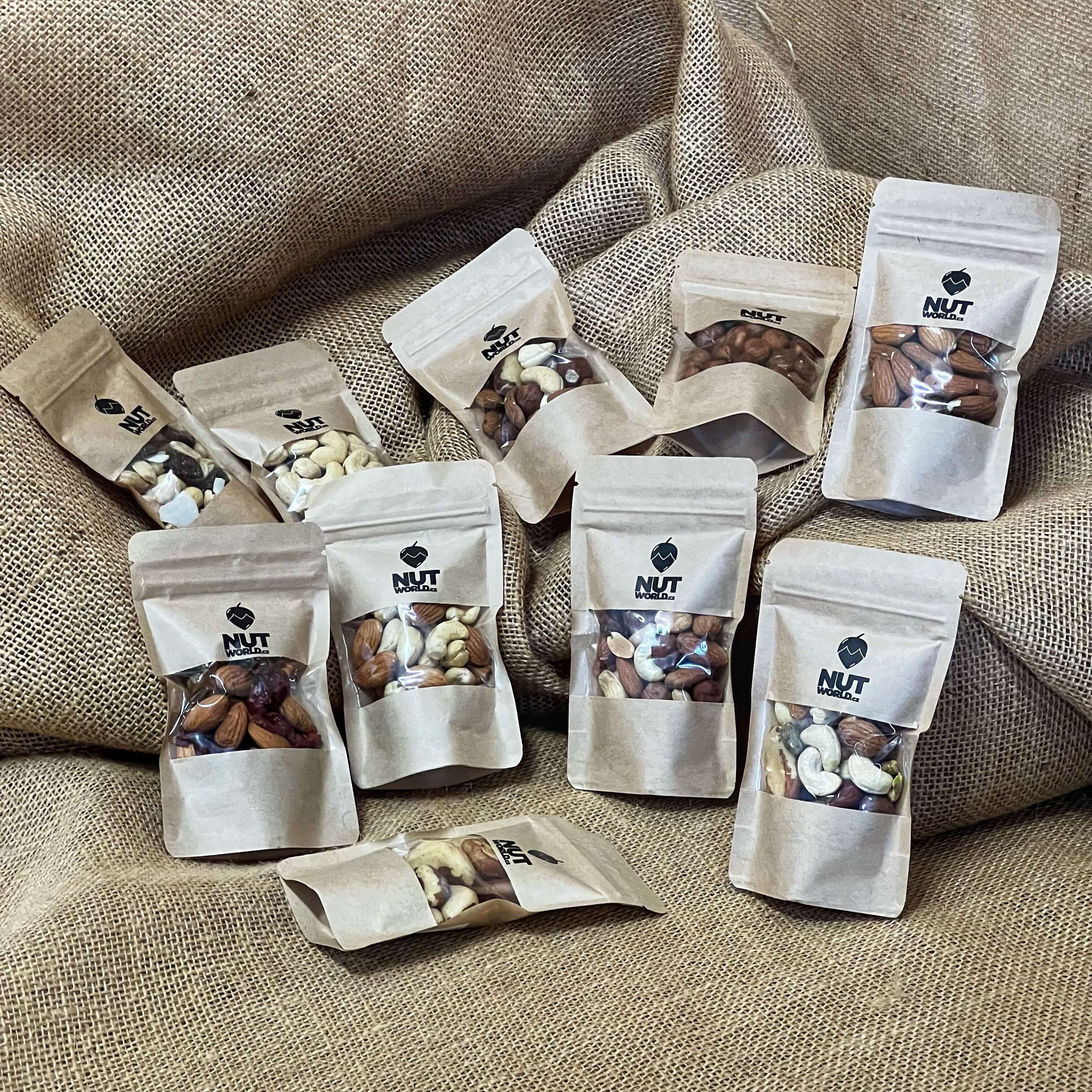 TOP 10 natural ořechy do kapsy 10x 50g