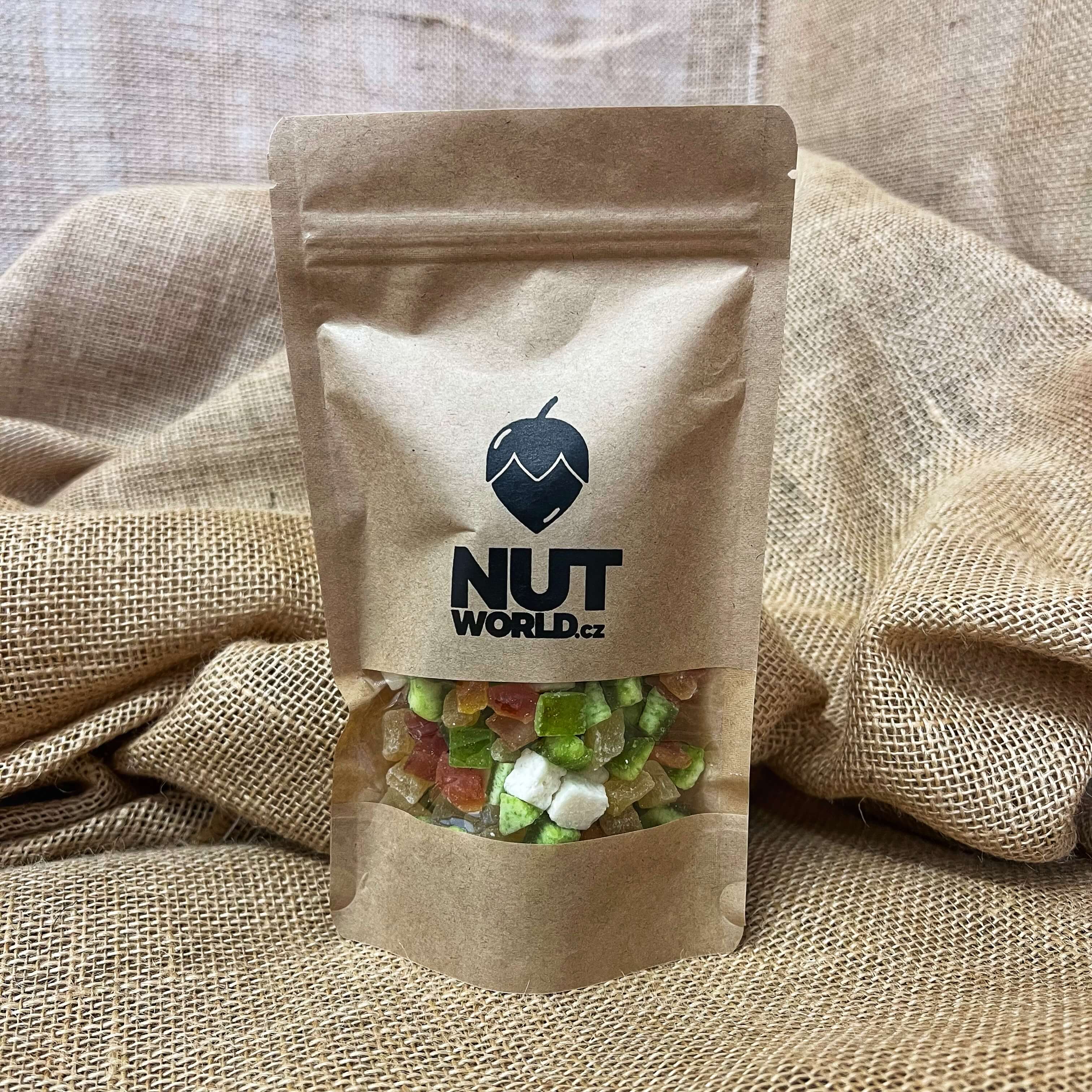 Směs sušeného ovoce a kokosu - kostky — náhled 2