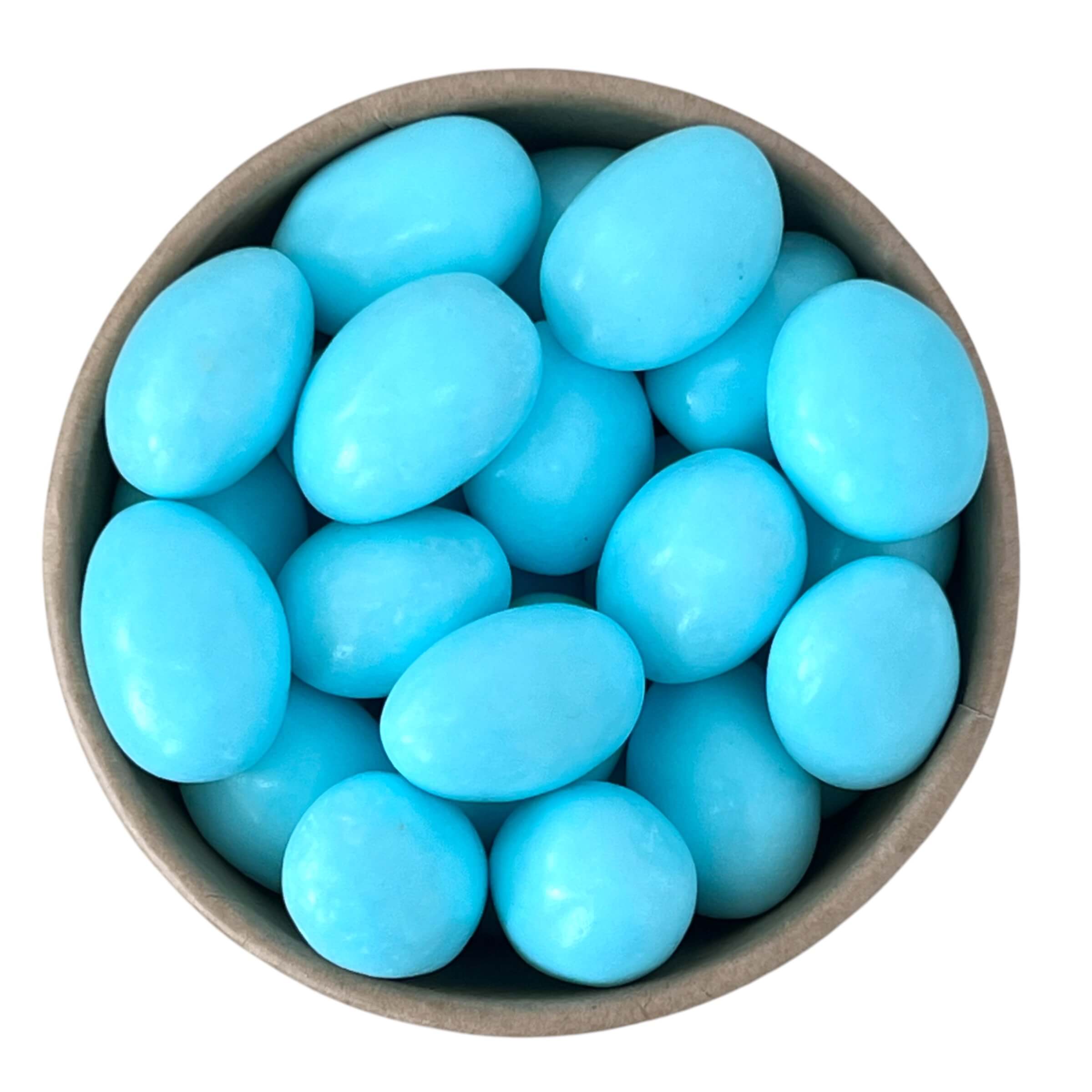 Levně Svatební dárkové mandličky v celofánku - Mandle více druhů 30g Jaké mandličky zvolíme: Mandle baby blue